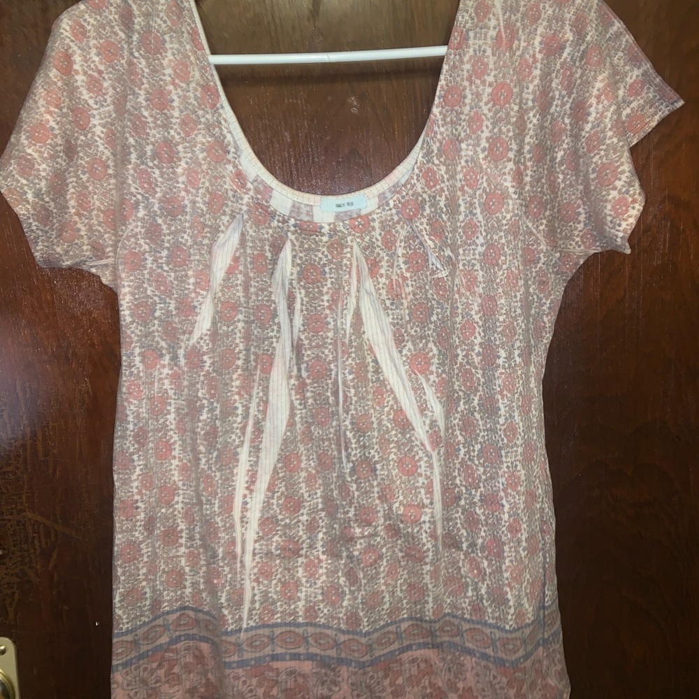 Multi Colored Pattern Top